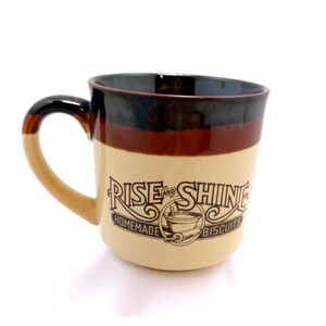 Vintage‎ 1986 HARDES Rise And Shine Homemade Biscuits Coffee Cup Mug